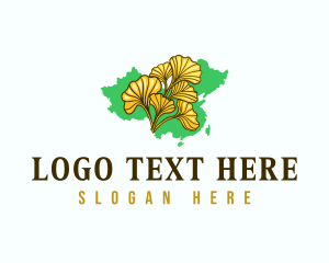 Botanical Leaf Tree logo