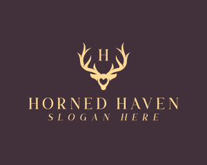 Wildlife Antler Horn logo design