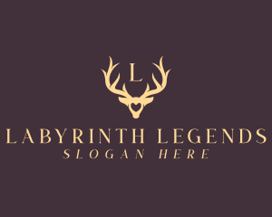 Wildlife Antler Horn logo design