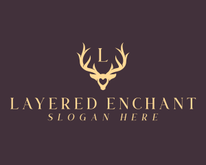 Wildlife Antler Horn logo design