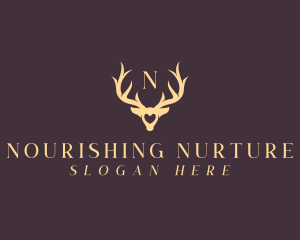 Wildlife Antler Horn logo design