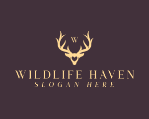 Wildlife Antler Horn logo design