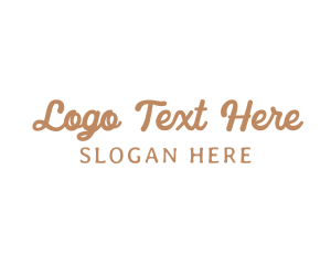 Cursive Traditional Wordmark logo