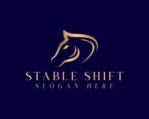 Wild Horse Stallion logo design