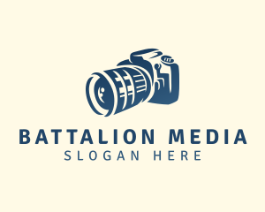 Media Photography Camera logo design