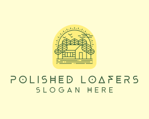 Forest Cabin House logo design