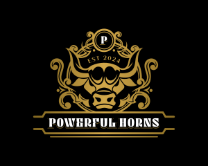 Bull Rodeo Bullfighting logo