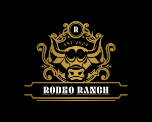 Bull Rodeo Bullfighting logo design