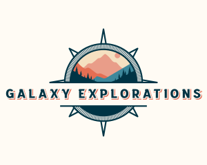 Navigation Compass Outdoor Travel logo design