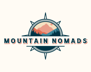 Navigation Compass Outdoor Travel logo design