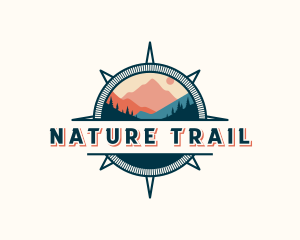 Navigation Compass Outdoor Travel logo design