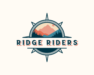 Navigation Compass Outdoor Travel logo design