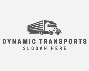 Logistics Truck Vehicle logo design