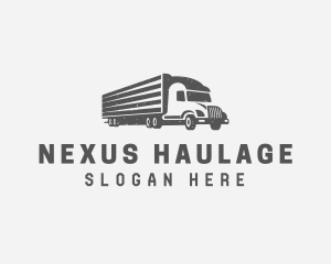 Logistics Truck Vehicle logo design