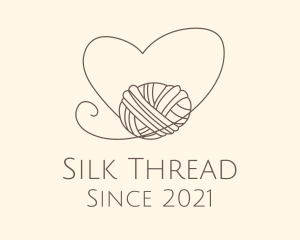 Heart Thread Weave logo design