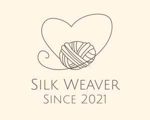 Heart Thread Weave logo design