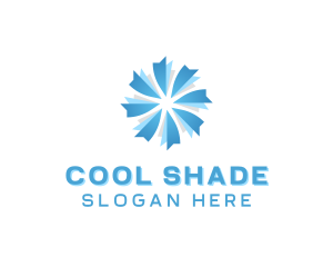 HVAC Wind Cooling logo design