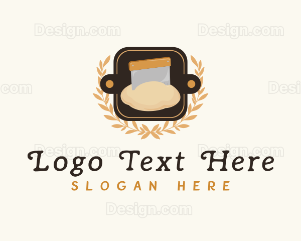 Bakery Dough Wreath Logo