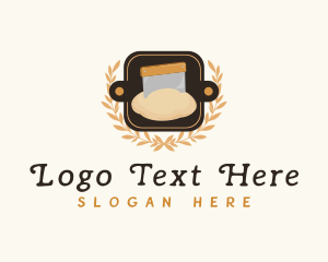 Bakery Dough Wreath logo