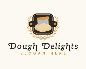 Bakery Dough Wreath logo design