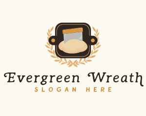 Bakery Dough Wreath logo design