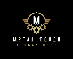 Metallic Gear Wing logo