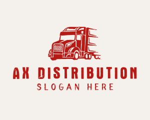 Cargo Trucking Logistics logo design