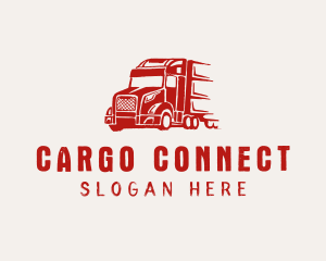 Cargo Trucking Logistics logo design