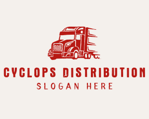 Cargo Trucking Logistics logo design