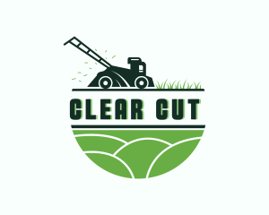 Grass Lawn Mower Gardening  logo design