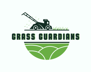 Grass Lawn Mower Gardening  logo design