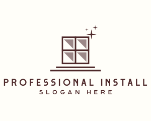 Glass Window Installation logo design