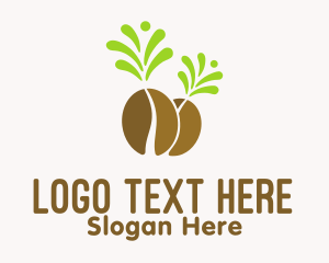 Organic Coffee Bean  logo