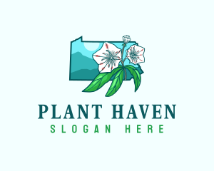 Pennsylvania Flower Plant logo design