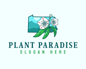 Pennsylvania Flower Plant logo design