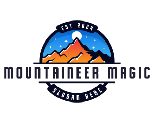 Night Mountain Camping logo design