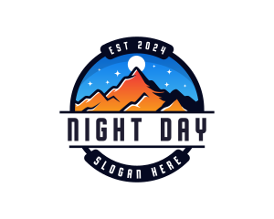 Night Mountain Camping logo design