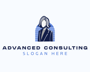 Female Professional Consultant logo