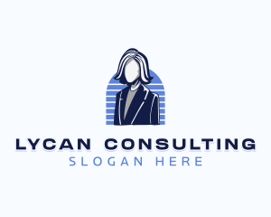 Female Professional Consultant logo design