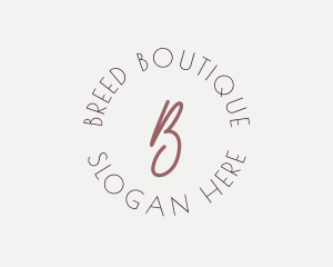 Beauty Boutique Studio logo design