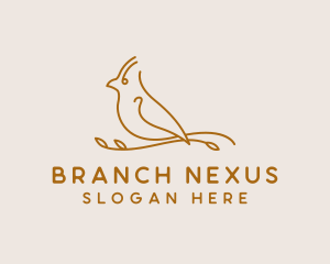 Bird Leaf Branch logo