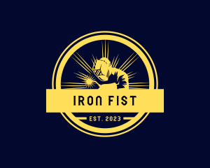 Welding Industrial Machinist logo design