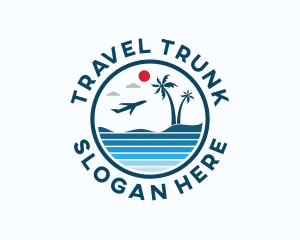 Tropical Island Travel logo design