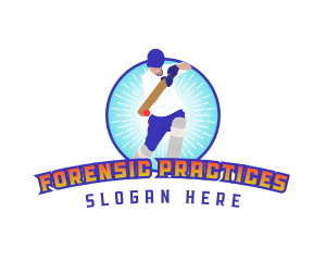 Varsity Cricket Player logo