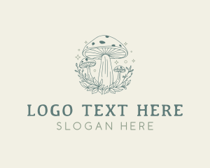 Herbal Mushroom Fungus logo