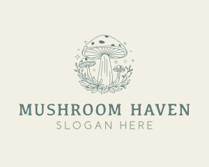 Herbal Mushroom Fungus logo