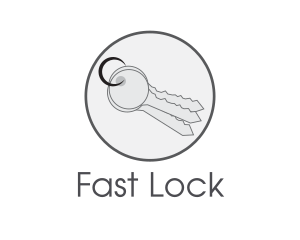 Gray Keys Locksmith logo design