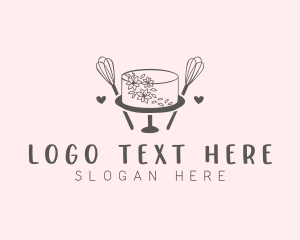 Floral Cake Baking logo