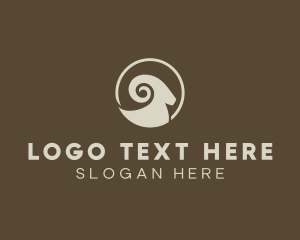 Big Horn Ram Sheep Logo