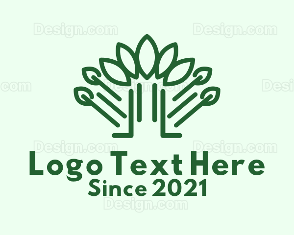 Green Forest Nature Logo